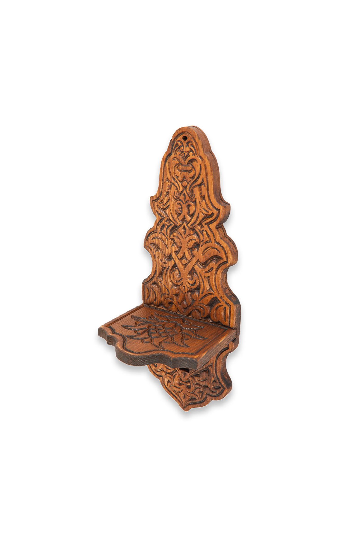 Ahşap Oyma Mini Şamdanlık Ts026 