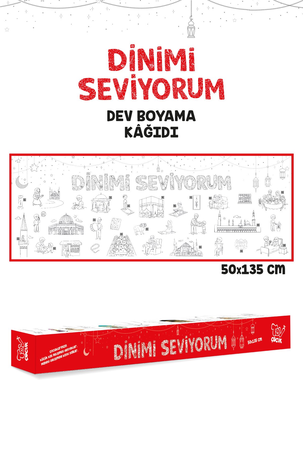 Dinimi Seviyorum Dev Boyama 
