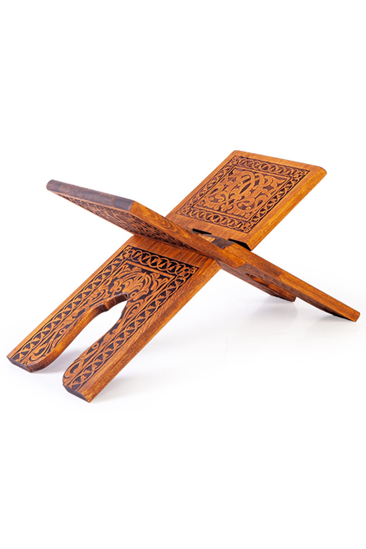 Ahşap Rahle Selçuklu Yakmalı Küçük 45 Cm Ts007 