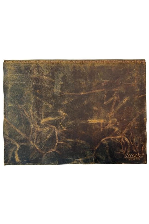 Karin Yazı Altlığı Crazy Deri Sert Kapaklı 30x40 Cm Koyu Kahve 