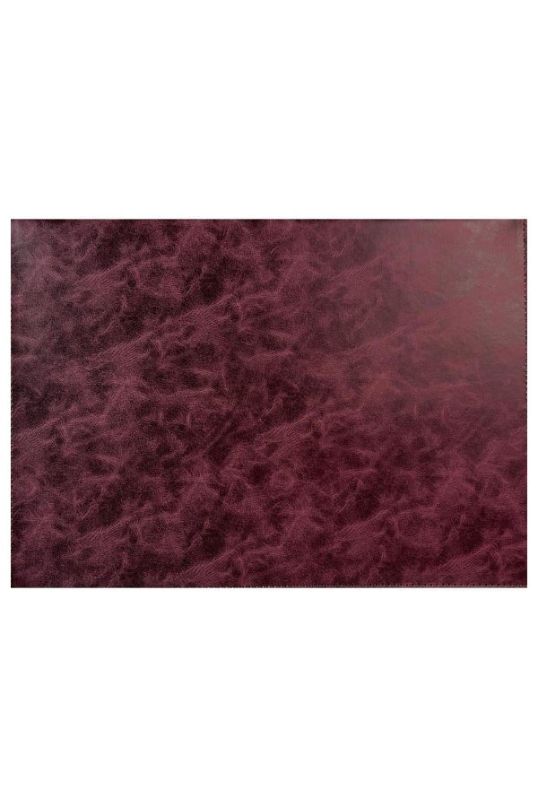 Karin Yazı Altlığı Suni Deri Hazneli 35x25 Cm Bordo 