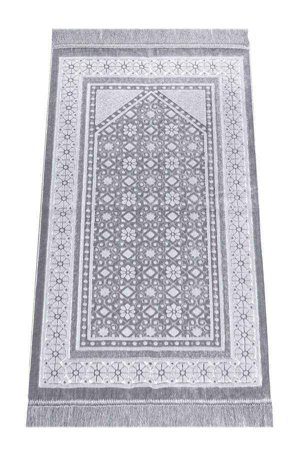 Kadife Seccade İnci Velvet Pearl Gri 