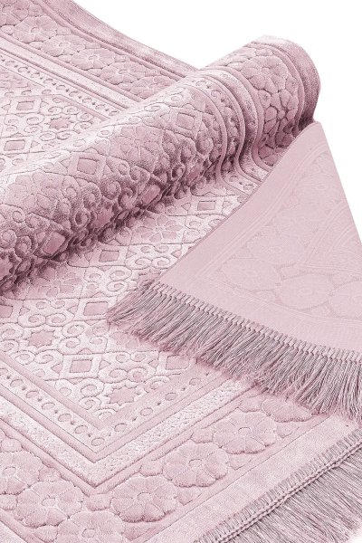 Kadife Seccade İnci Velvet Pearl Pembe