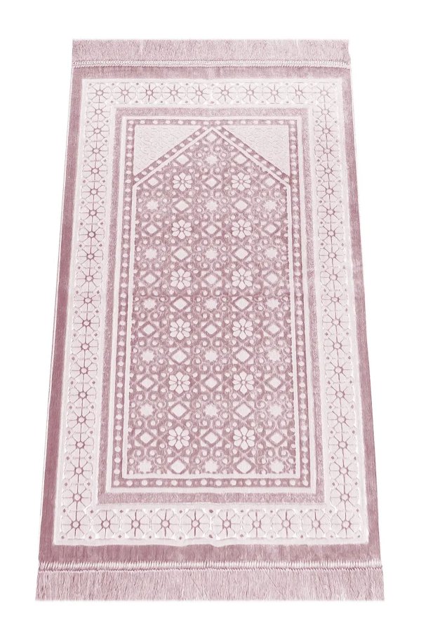 Kadife Seccade İnci Velvet Pearl Pembe 