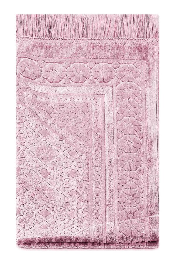 Kadife Seccade İnci Velvet Pearl Pembe 