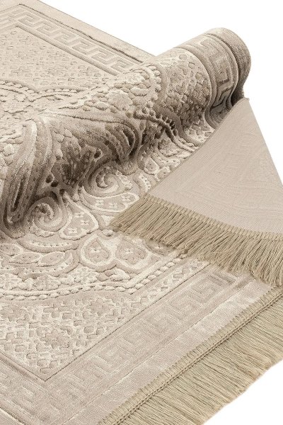 Kadife Seccade İnci Velvet Pearl Kahverengi