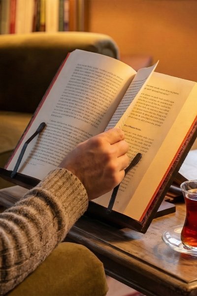 Tevekkül Baskılı Kitap Okuma Standı