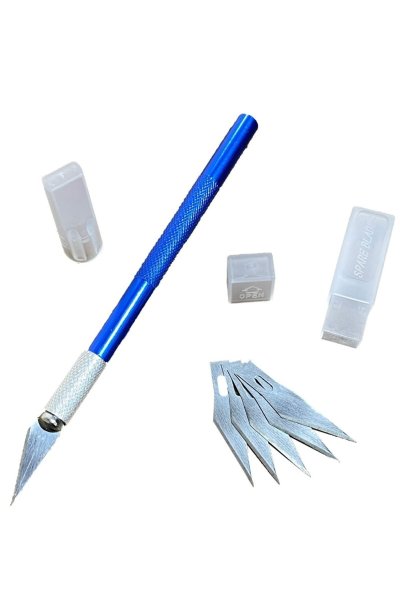 Precision Knife Metal Saplı Kretuar Bıçağı