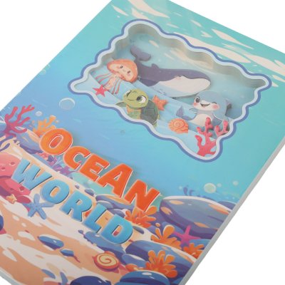 Rölyef Defter 3D 14x21 60yp Okyanus WB95826