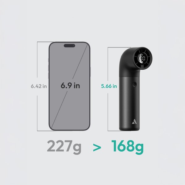 Aecooly Ph01 Aero Pro Serisi Dijital Led Göstergeli Portatif Soğutucu El Fanı 