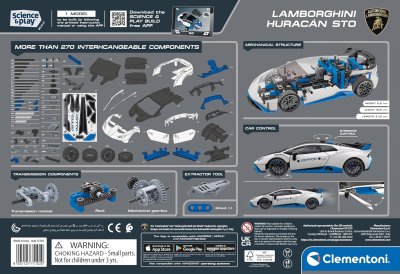 Clementoni Mekanik Laboratuvarı Lamborghini Hura 