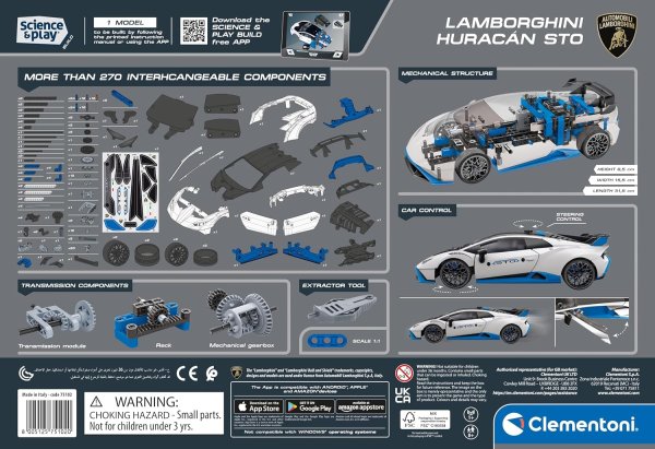 Clementoni Mekanik Laboratuvarı Lamborghini Hura 