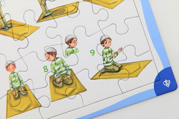 4-6 Yaş Namaz Öğreniyorum Erkek 30 Parça Puzzle 