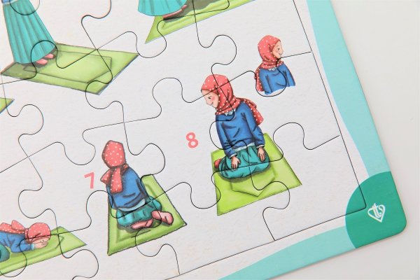 4-6 Yaş Namaz Öğreniyorum Kız 30 Parça Puzzle 