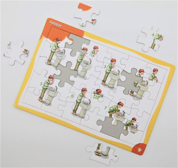 4-6 Yaş Abdest Öğreniyorum 30 Parça Puzzle 