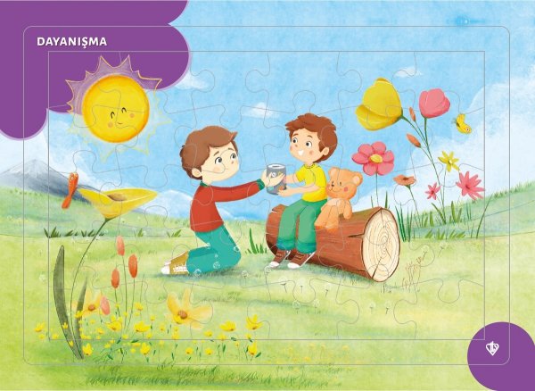 4-6 Yaş Dayanışma Puzzle 42 Parça 
