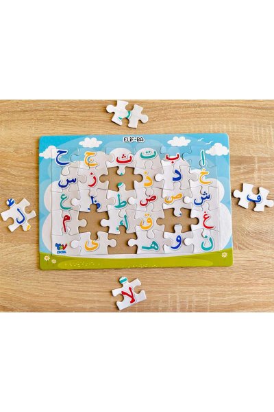 4-6 Yaş Elif Ba 30 Parça Puzzle 