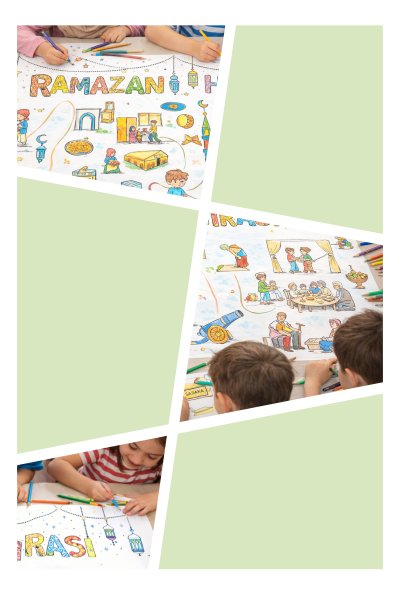 Ramazan Hatırası Dev Boyama Kağıdı
