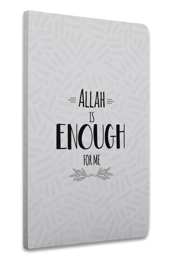 Sert Kapak Defter Allah İs Enough For Me 