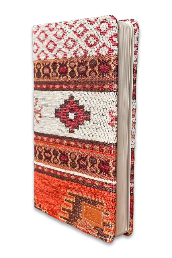 Kilim Desenli Defter 4 Kiremit 
