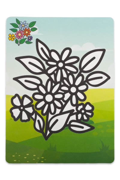 Kum Boyama Çiçekler