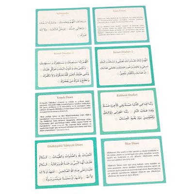 Ezber Kartları Yeşil 70*90 Mm 