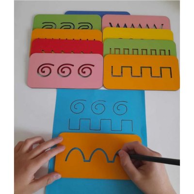 Volee Craft Ahşap Parçalar Çizgi Çalışması