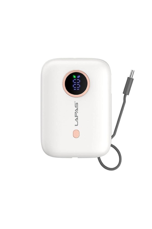 Lapas Lp-pw001 Dijital Led Göstergeli Type-c Kablolu Taşınabilir Powerbank 10.000mah Lpspwrb-lppw01-10km02 