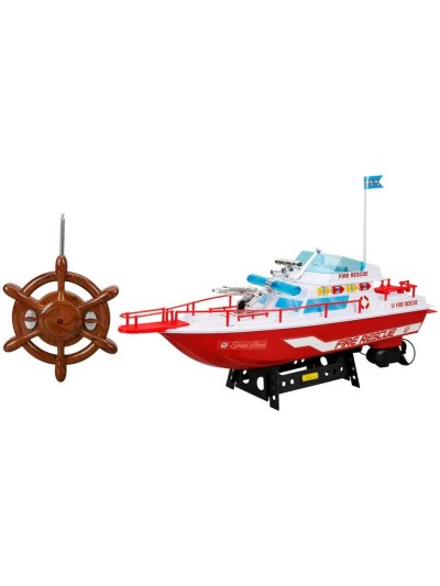Sunman Rst-Snc-R/C Tekne Polis/İtfaiye İşıklı 45Cm