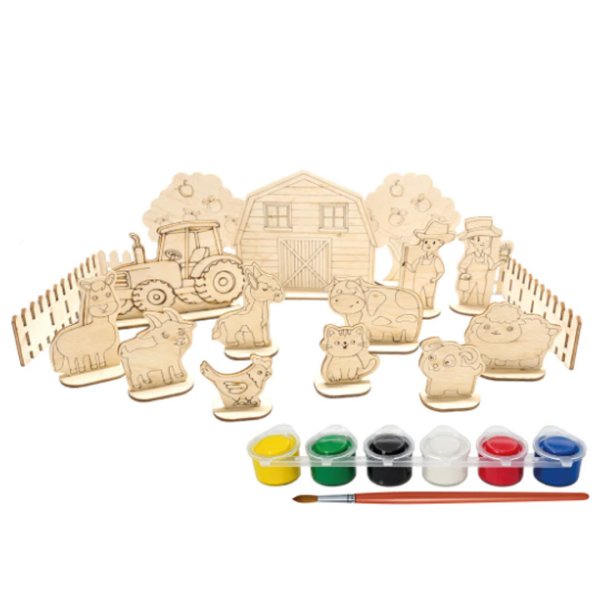 Kumtoys Benim Çiftliğim Ahşap Boyama 