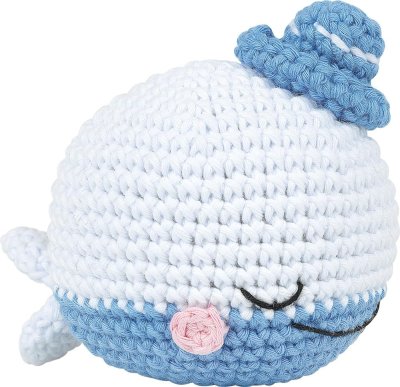 H.crafts Adorable Amigurumi Kit- Wesley The Whale 
