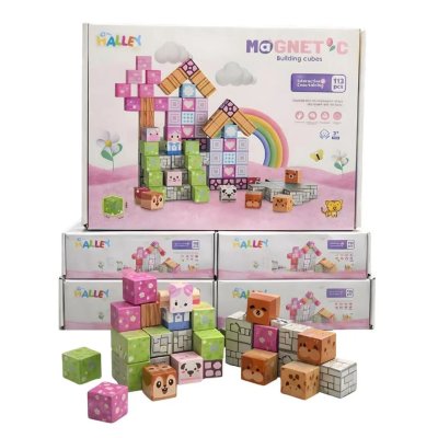 Seher Magnet Küp Yapı Blok Set 113 Prç