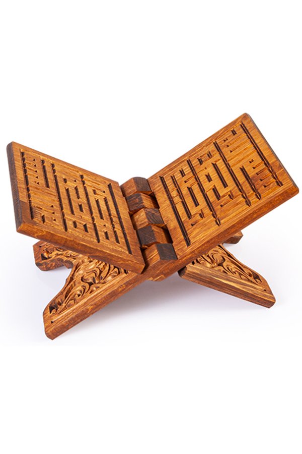 Ahşap Rahle Selçuklu Oymalı Mini 35 Cm Ts001 