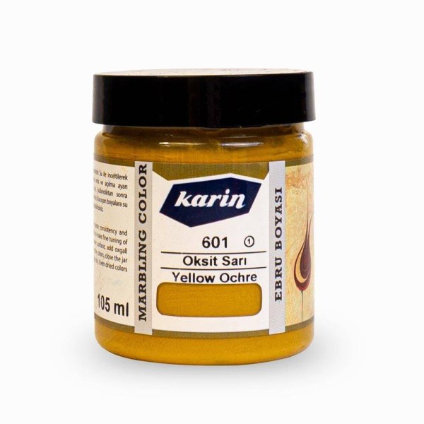 Karin Ebru Boyası 601 Oksit Sarı 105 Ml 