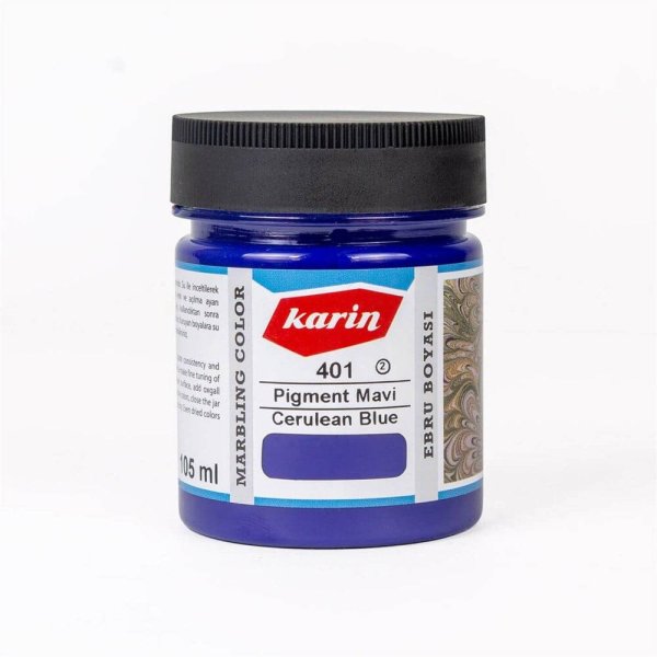 Karin Ebru Boyası 401 Pigment Mavi 105 Ml 