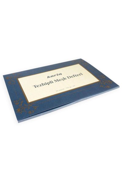 Karin Tezhipli Meşk Defteri No 1 A4 150 Gr 25 Yaprak
