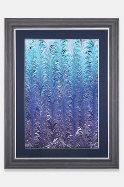 Ebru Mavi Taraklı Tablo