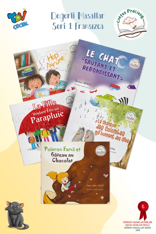 Contes Precievt Serie 1 5 Livres (değerli Masallar Seri 1 5 Kitap) Fransızca 