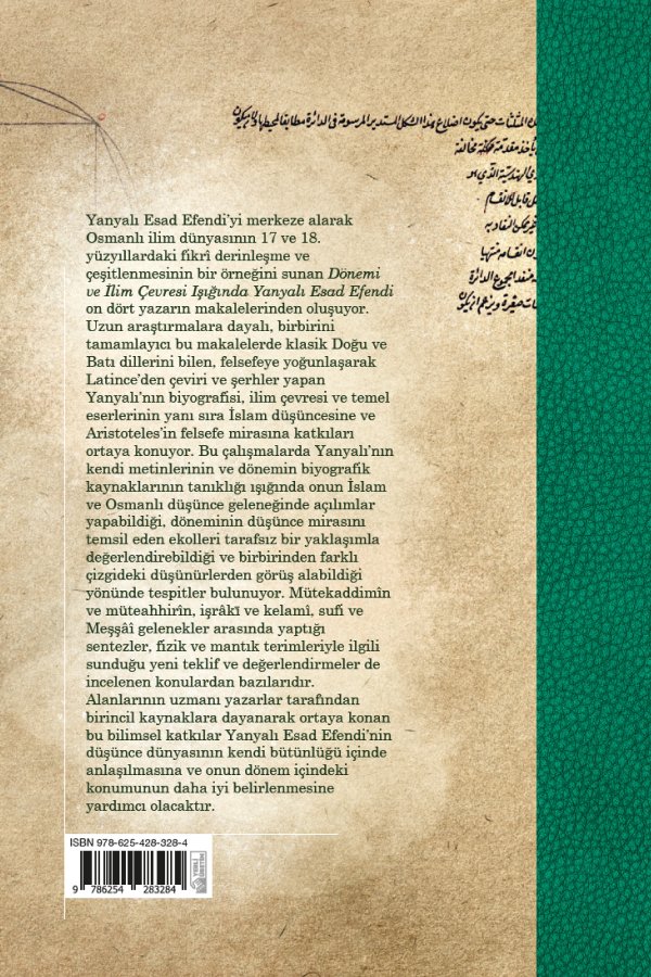 Dönemi Ve İlim Çevresi Işığında Yanyalı Esad Efendi 