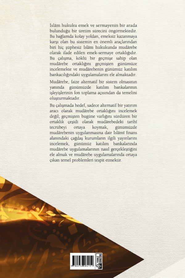 İslam Hukukunda Mudarebe Ve Katılım Bankacılığı 