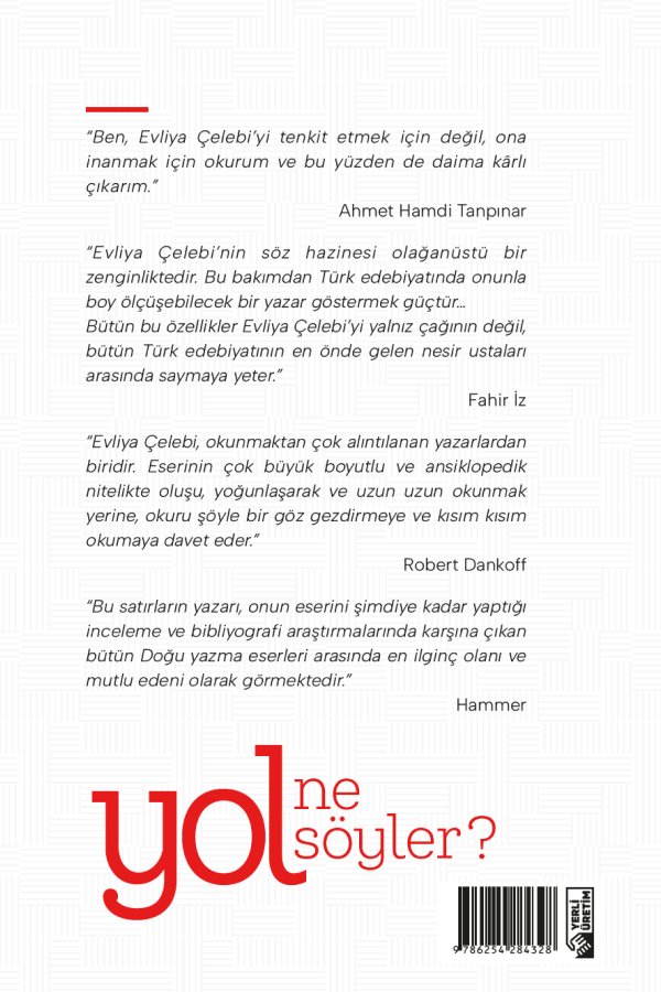 Yol Ne Söyler Seyahatnameden Seçme Hikayeler Evliya Çelebi 