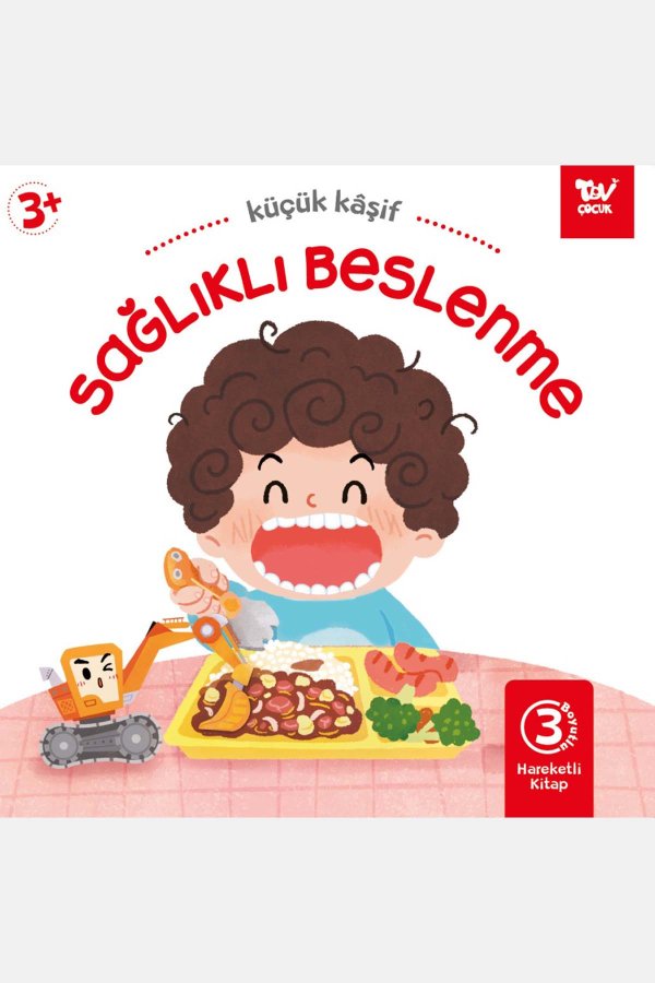 Hareketli Kitap 3d Küçük Kaşif Sağlıklı Beslenme 
