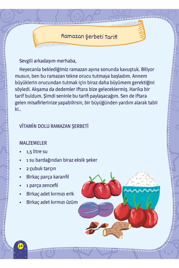 Bizim Ramazanlar Okul Öncesi Etkinlik Kitabı 