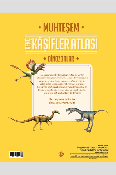 Muhteşem Genç Kaşifler Atlası Dinozorlar