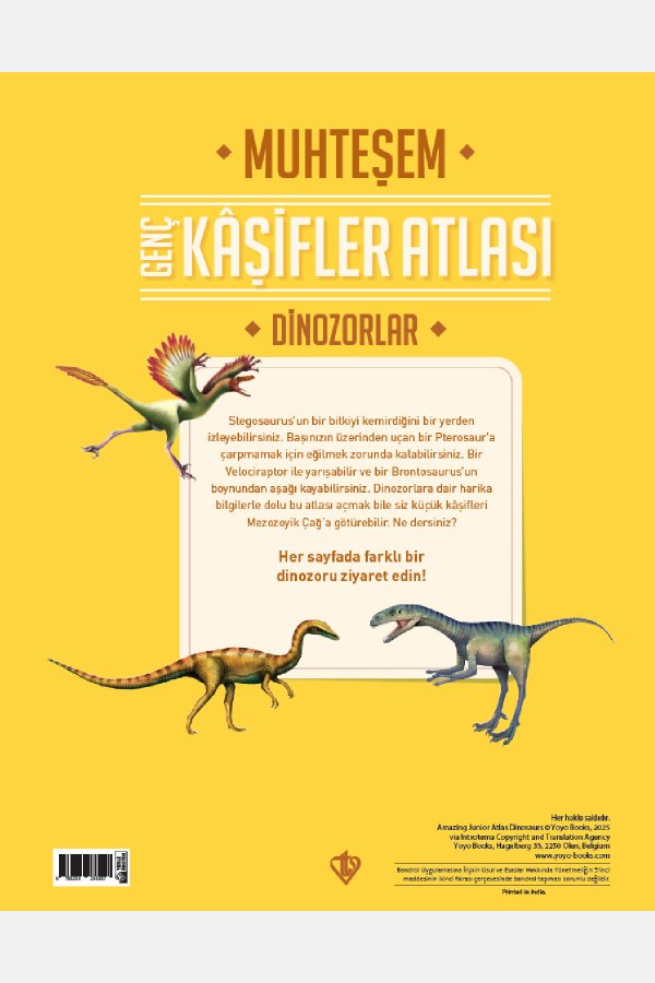 Muhteşem Genç Kaşifler Atlası Dinozorlar 