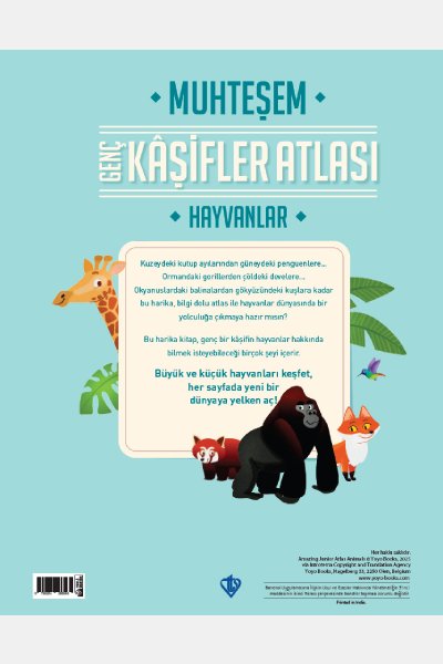 Muhteşem Genç Kaşifler Atlası Hayvanlar