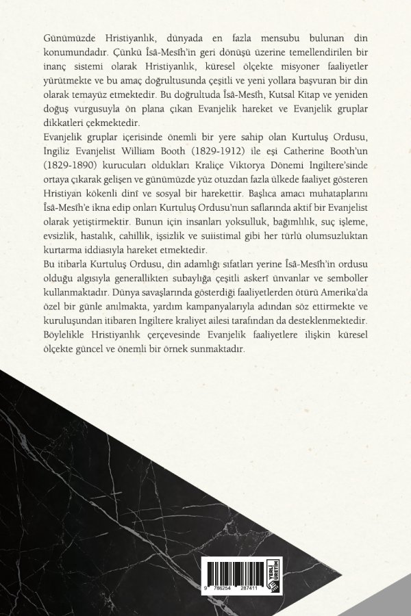 Evanjelizmin Yardımsever Yüzü Kurtuluş Ordusu 