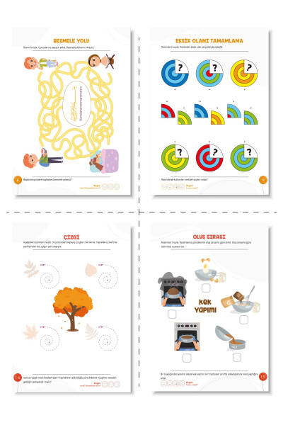 İyilik Fidanı Okul Öncesi Eğitim Seti 9 Kitap Set
