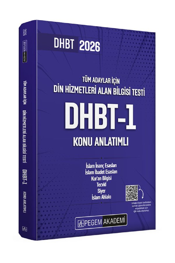 2026 Din Hizmetleri Alan Bilgisi Testi Dhbt 1 Konu Anlatımlı 