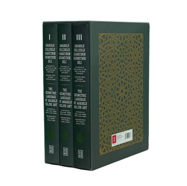 Anadolu Selçuklu Sanatının Geometrik Dili Seti 3 Kitap Takım 